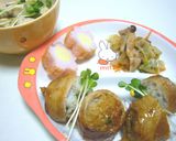 簡単☆肉巻むすび　大葉ごまIN作り方5写真