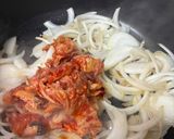 鯖缶のキムチ煮作り方2写真