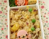 キャラ弁☆ソーセージでさくらごまちゃん!作り方4写真