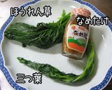 簡単すぎて【ほうれん草と三つ葉の和え物】作り方1写真