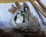 キスの梅しそ豆腐巻き作り方5写真
