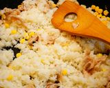 ✿豚肉炒飯☆ピリ辛にんにく醤油味✿作り方3写真
