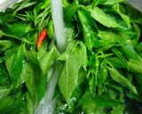 葉唐辛子あんかけそば作り方1写真