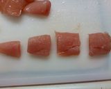ささみベーコン巻きのねぎま　～焼き鳥～作り方1写真