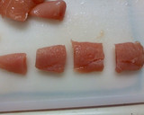 ささみベーコン巻きのねぎま　～焼き鳥～作り方1写真