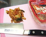 ８分でできる♬厚揚げキムチーズあんかけ❤作り方3写真