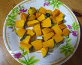 お弁当に★とろ~りかぼちゃのグラタン★作り方1写真