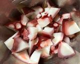 タコとモッツァレラチーズのおつまみ作り方1写真