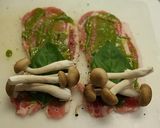 バジル風味♪豚肉のきのこ巻き作り方3写真