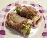 バジル風味♪豚肉のきのこ巻き作り方4写真