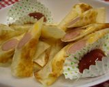 巻き巻きチーズソーセージ作り方7写真