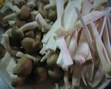 キノコのナポリタンin食べるラー油作り方2写真
