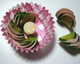 お弁当に♪緑色のおかず♪胡瓜とハムと蒲鉾作り方12写真