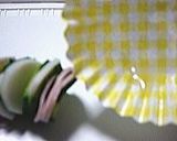 お弁当に♪緑色のおかず♪胡瓜とハムと蒲鉾作り方13写真