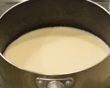 ♪さつまいもの甘い煮汁で牛乳プリン♪作り方3写真
