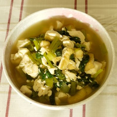 小松菜のけんちゃん(けんちん) by おやこめしレシピ 【クックパッド