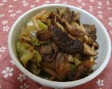 牛スジ肉とキャベツの甘辛炒め煮作り方8写真