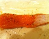 青じそドレッシングでヘルシー鮭パスタ作り方2写真