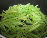 芋づるで簡単豚きんぴら作り方4写真