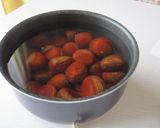 定番栗の渋皮煮　休日一日使って♪作り方2写真