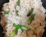 アスパラとツナの炊き込みご飯作り方3写真