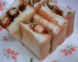 唐揚げのホットサンド作り方4写真