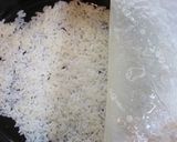 カリカリ旨～いっ！桜海老の黒ごま煎餅作り方1写真