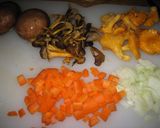 鍋炊き。きのこご飯作り方2写真