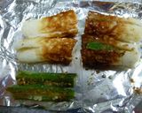 ごま風味オクラとちくわのベーコン巻き作り方3写真