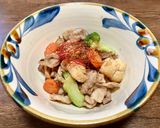 豚バラ肉と冷凍野菜の蒸し焼き作り方5写真