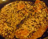 サーモンのゴマ焼き☆オレンジサラダ添え作り方3写真