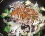 茄子と豚肉の甘味噌炒め作り方5写真