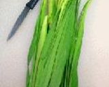 ちじみ風ニラ納豆はさみ焼。作り方3写真
