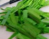 ちじみ風ニラ納豆はさみ焼。作り方4写真