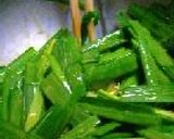ちじみ風ニラ納豆はさみ焼。作り方6写真