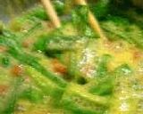 ちじみ風ニラ納豆はさみ焼。作り方8写真