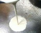 ちじみ風ニラ納豆はさみ焼。作り方11写真