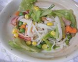 レタス長持ち！超簡単カニカマレタス☆作り方4写真