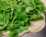 ちじみ風ニラ納豆はさみ焼。作り方14写真