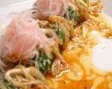 ちじみ風ニラ納豆はさみ焼。作り方30写真