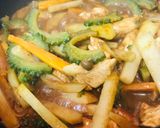 １袋→２皿カレー●細切り具材の卵カレー作り方2写真