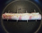 餃子の皮でベーコン＆チーズドック作り方3写真