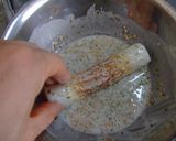 アレルギーお弁当に竹輪カニカマ磯部揚げ作り方3写真
