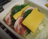 豚バラと切れてるチーズの重ね焼き☆作り方2写真