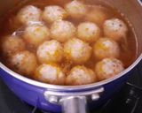 ☆つくね入り～♪中華風スープ☆作り方2写真