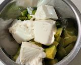 アボカドと豆腐の味噌わさび和え作り方2写真