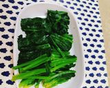 ☆簡単ほうれん草と炒めお肉のサラダ♬美味作り方2写真
