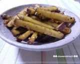 挽き肉入り★さつまいものきんぴら作り方3写真