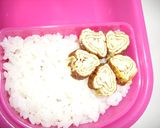 キャラ弁♪ちっちゃいちっちゃい卵焼きの花作り方7写真