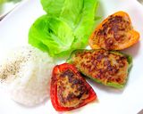 ３色ピーマンの肉詰め♪隠し味はみそ☆作り方8写真